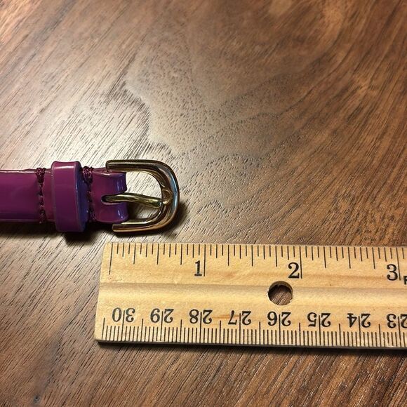 J. Crew Purple Patent Leather Belt - Large - Picture 5 of 6